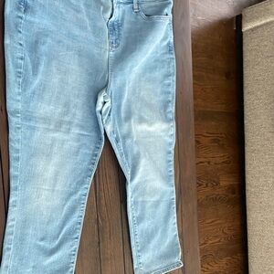 NYDJ Sky Blue Cropped Jeans